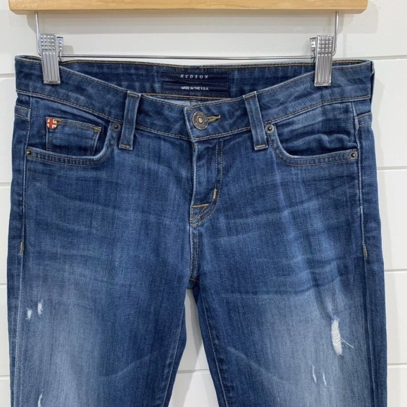 Hudson Jeans | Skinny Leg Distressed Jeans- Size 26 - Picture 2 of 11